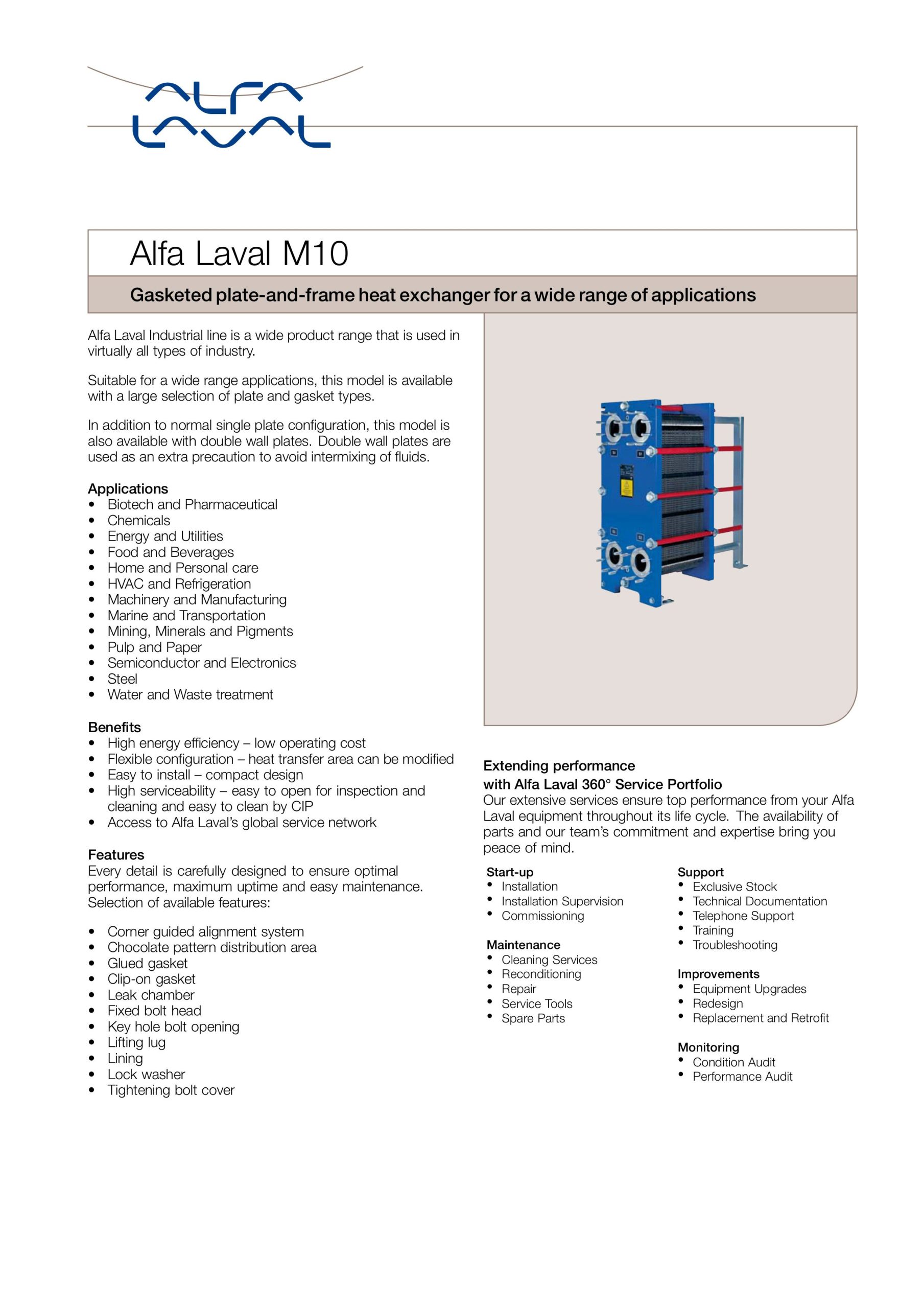 gioăng cao su trao đổi nhiệt bộ sinh hàn alfa laval m10
