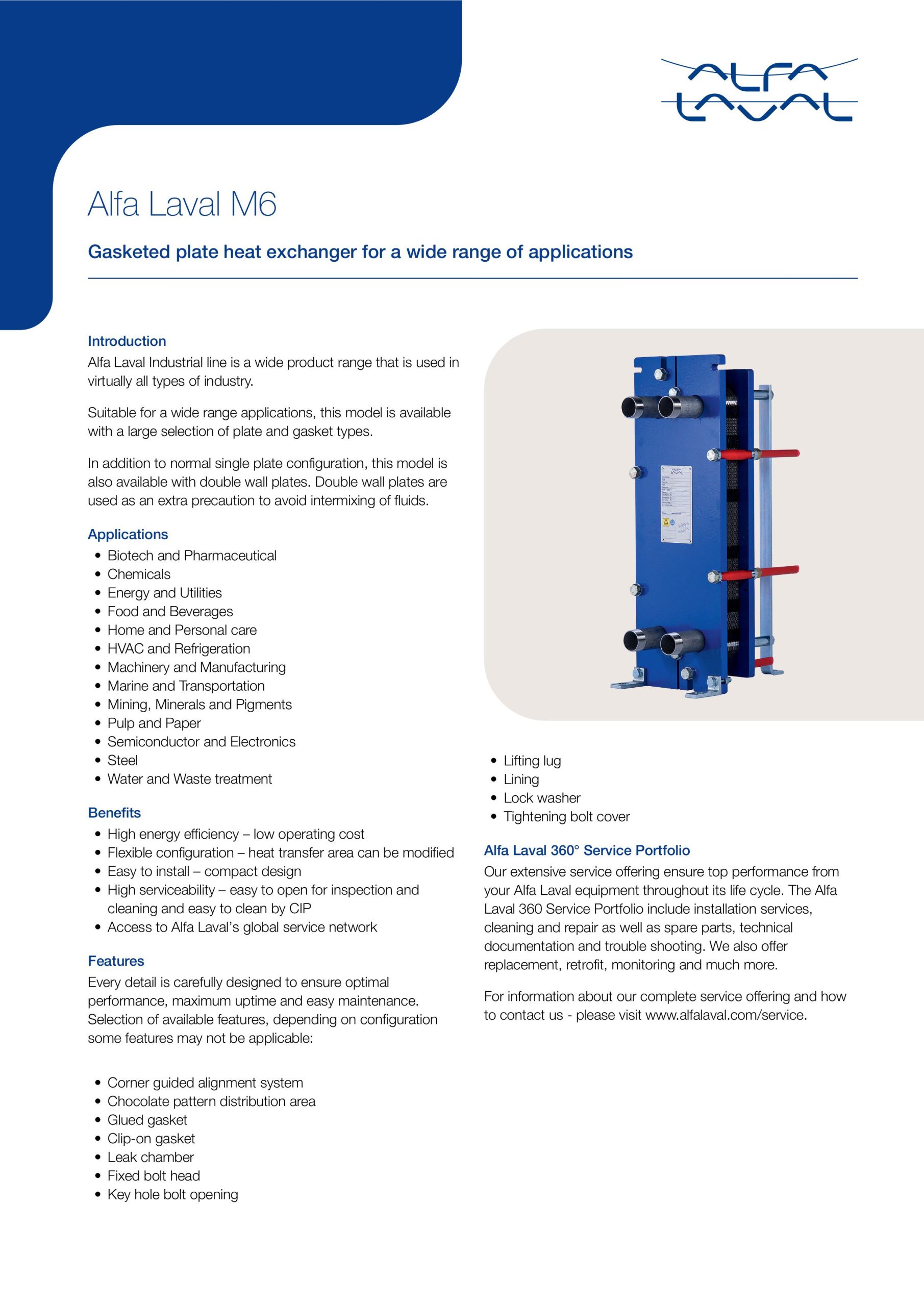 gioăng thay thế thiết bị trao đổi nhiệt phụ tùng trao đổi nhiệt alfa laval m6